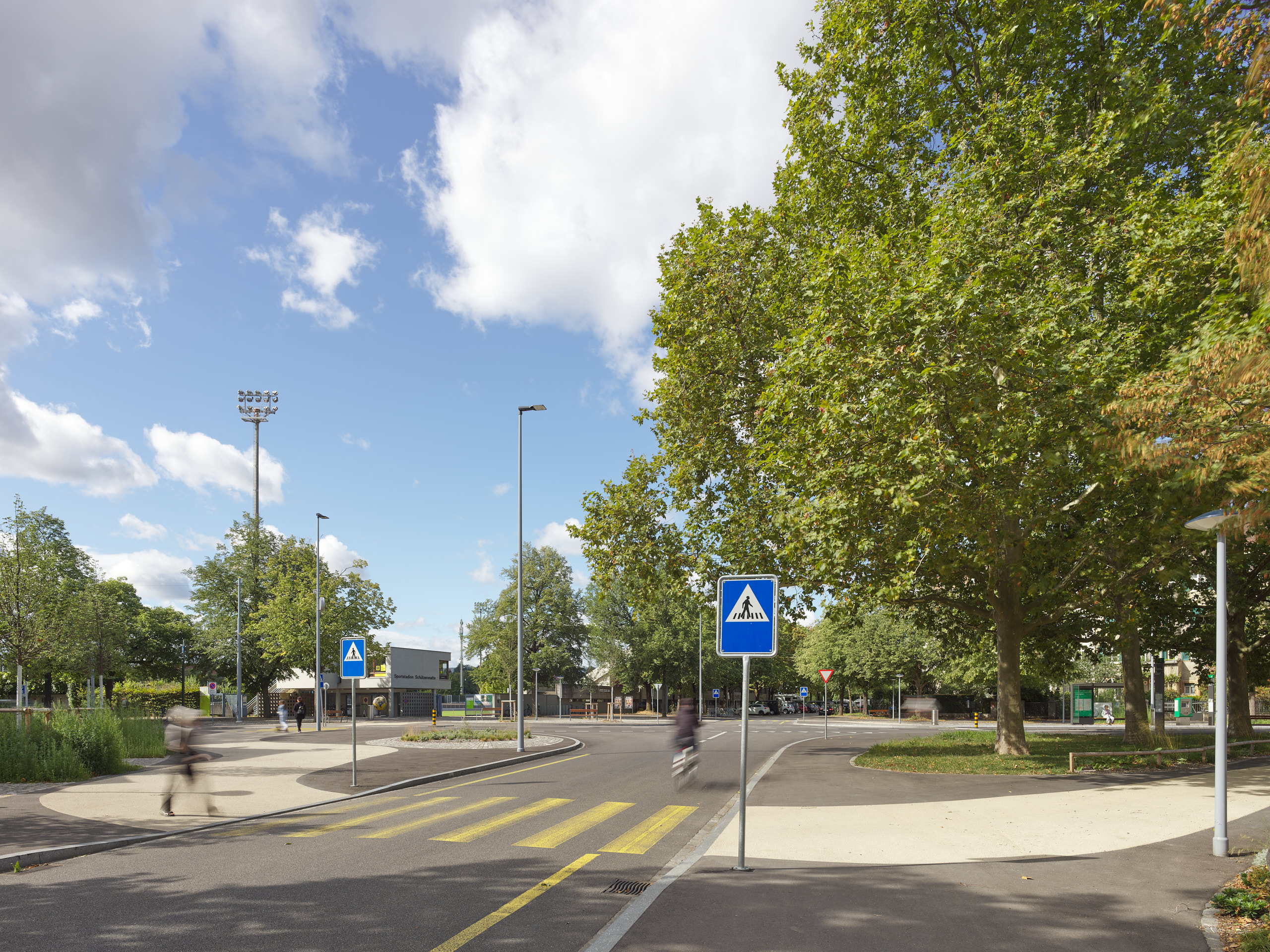 Tiefbauamt Basel · Platzgestaltung Wielandplatz · Aufnahmen 08.2023